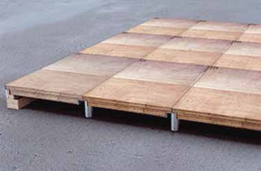 Wooden Platform on Rent Hire